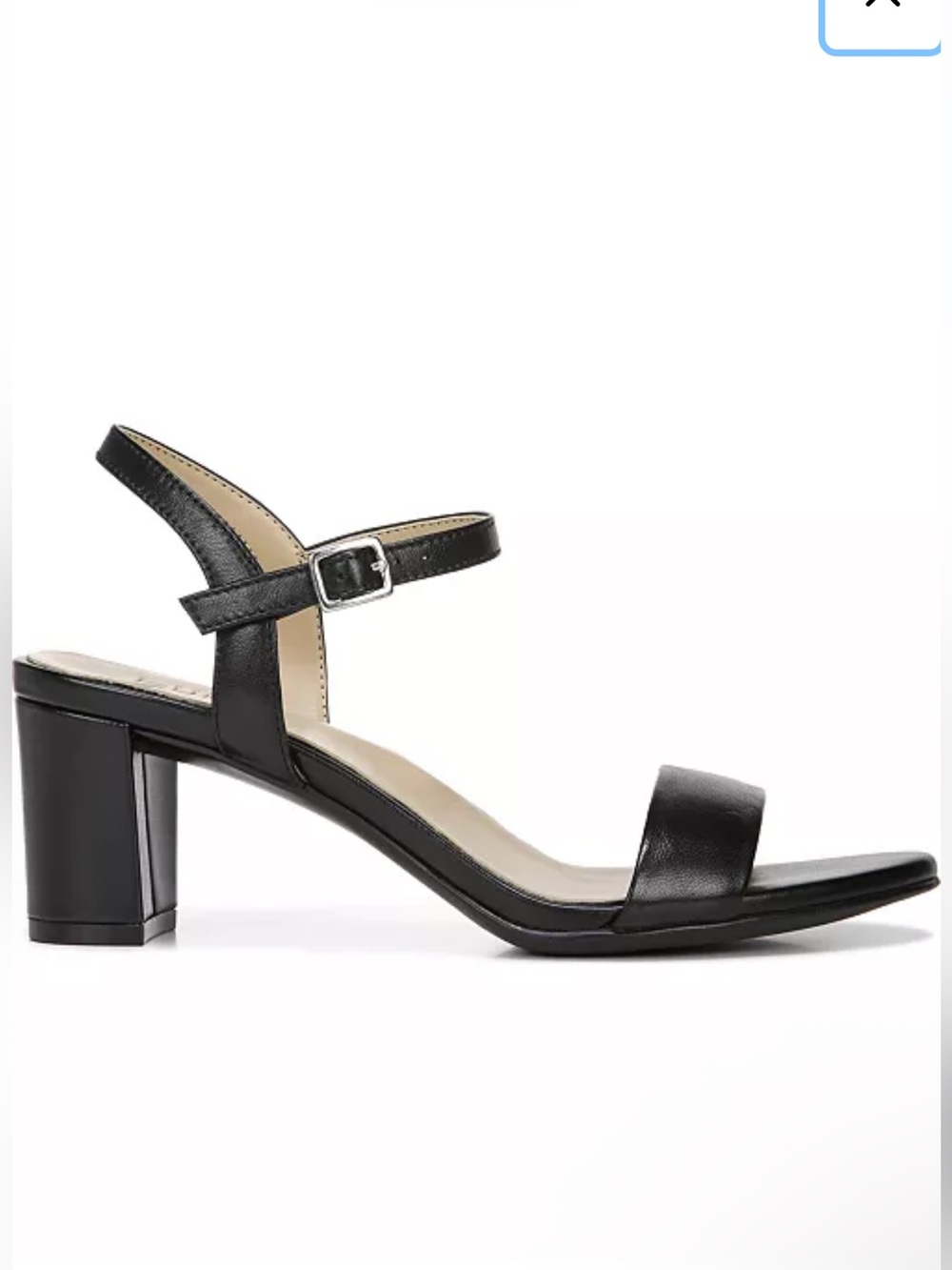 Naturalizer Women's Bristol Strappy Sandals Black Size 10